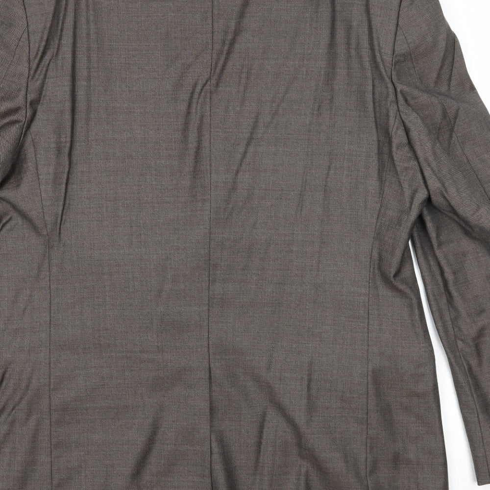 Marks & Spencer Mens Grey Wool Jacket Suit Jacket Size 40 Regular