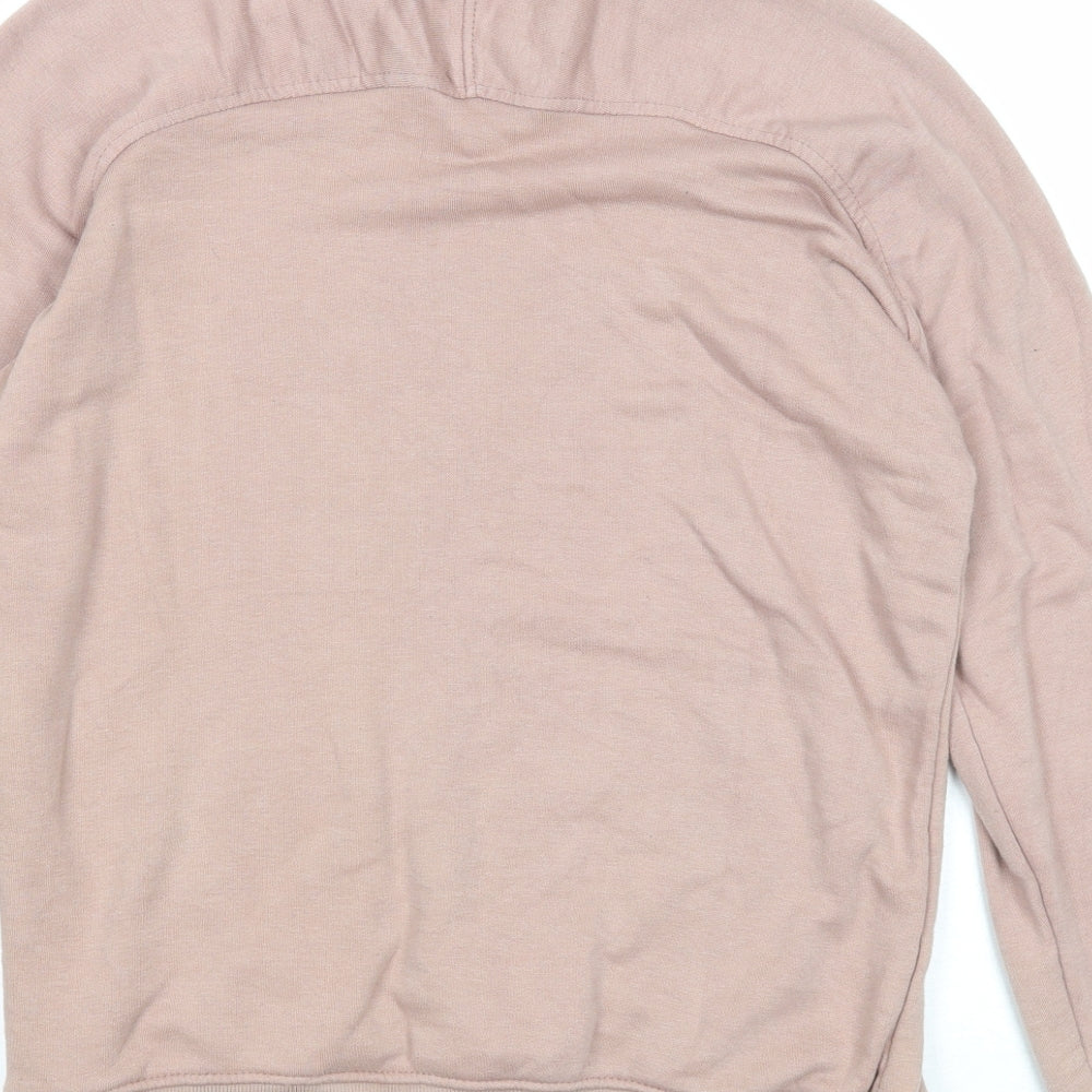Nasty Gal Womens Pink Cotton Pullover Sweatshirt Size 10 Pullover