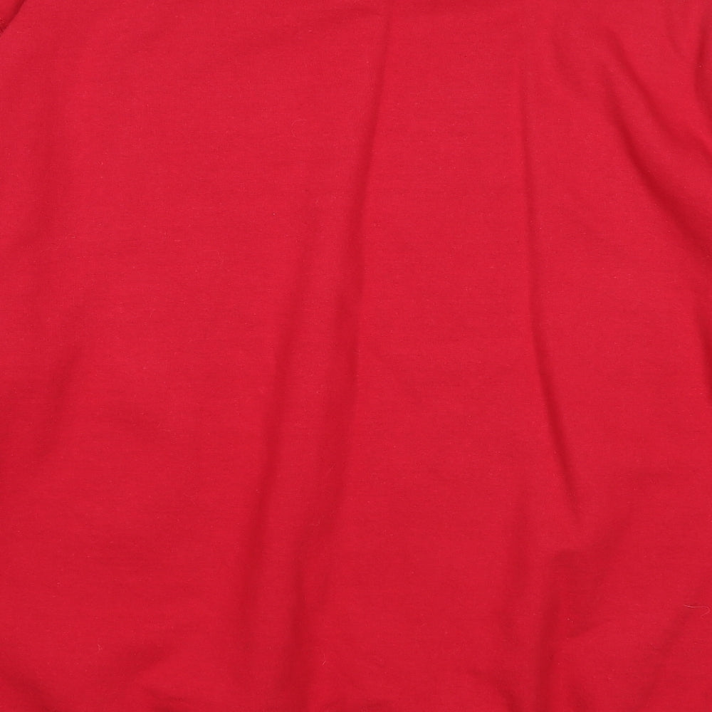 All We Do is Mens Red Cotton Pullover Sweatshirt Size 2XL - Last Christmas as a Miss!