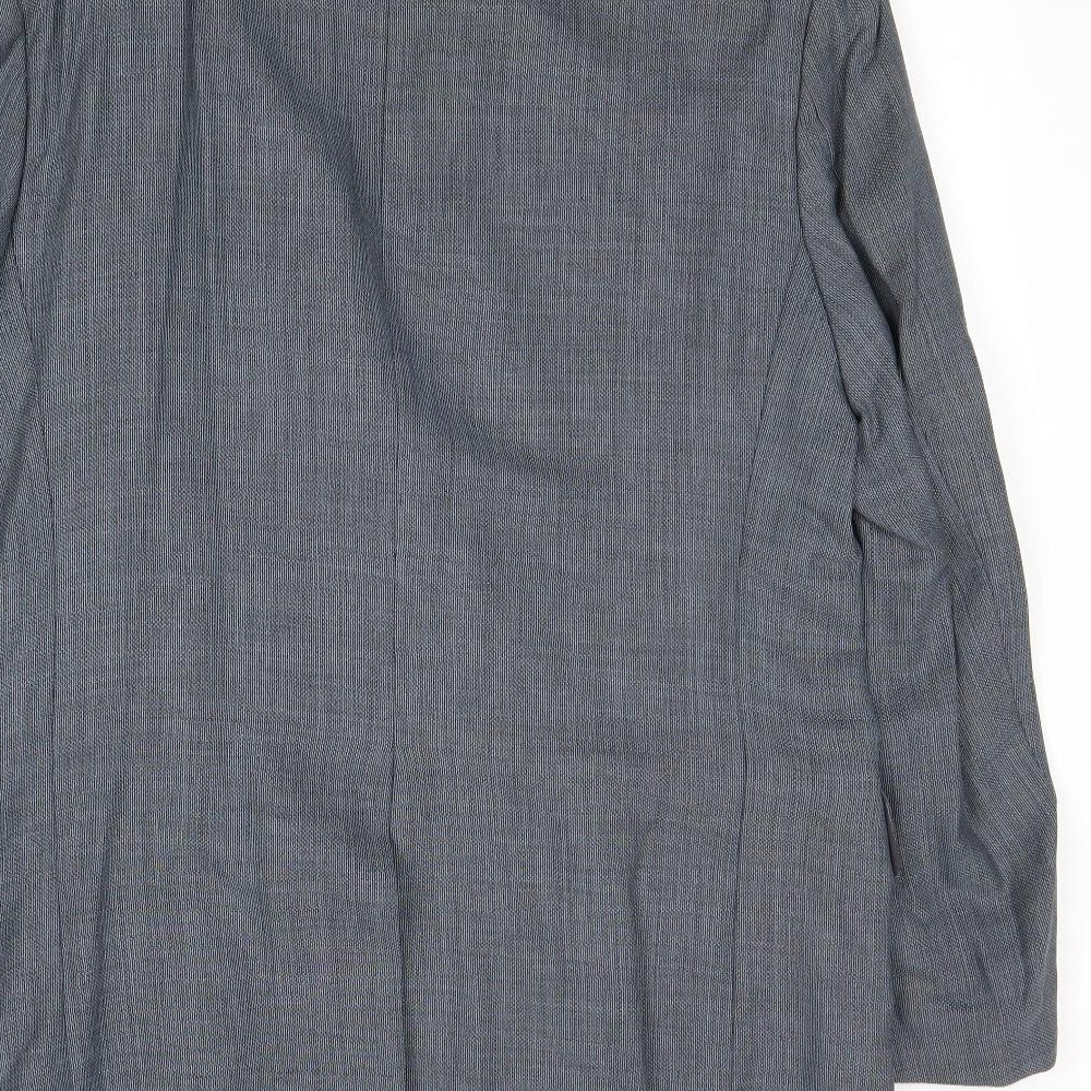 Marks & Spencer Mens Grey Wool Jacket Suit Jacket Size 40 Regular