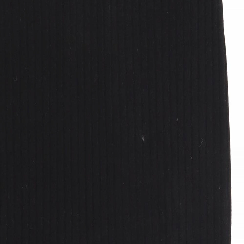 FOREVER 21 Womens Black Viscose A-Line Skirt Size XS
