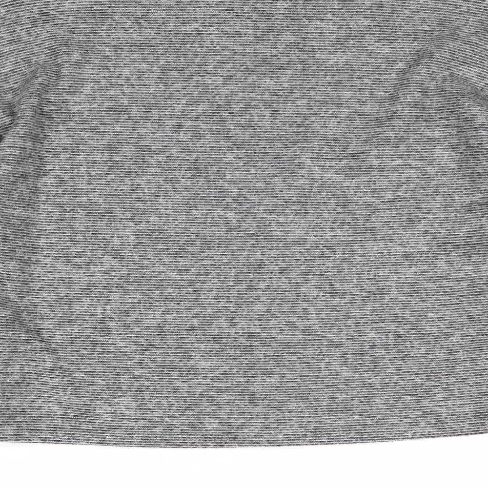 New Look Womens Grey Round Neck Polyester Pullover Jumper Size S