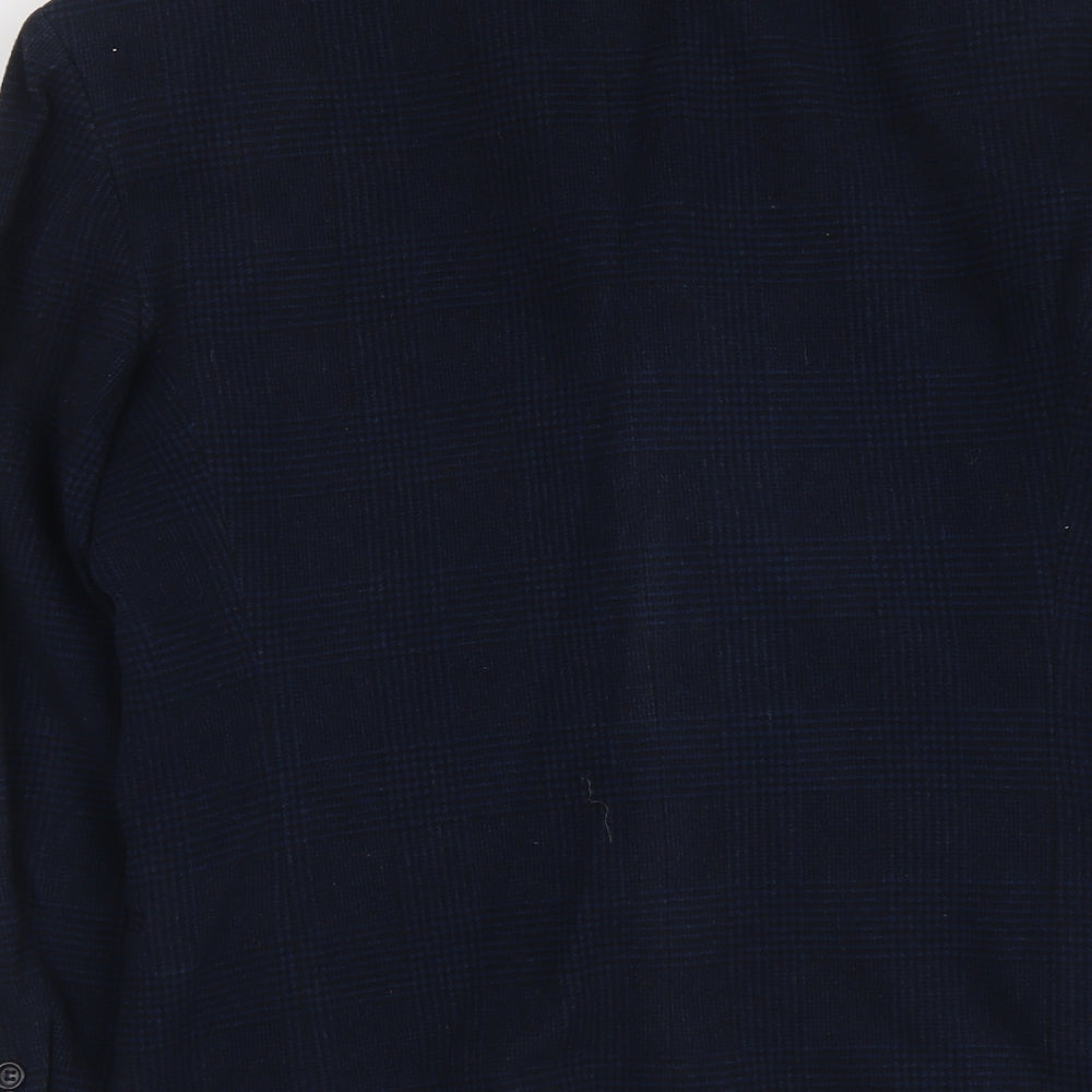 Gianni Calvino Mens Blue Polyester Jacket Suit Jacket Size S Regular