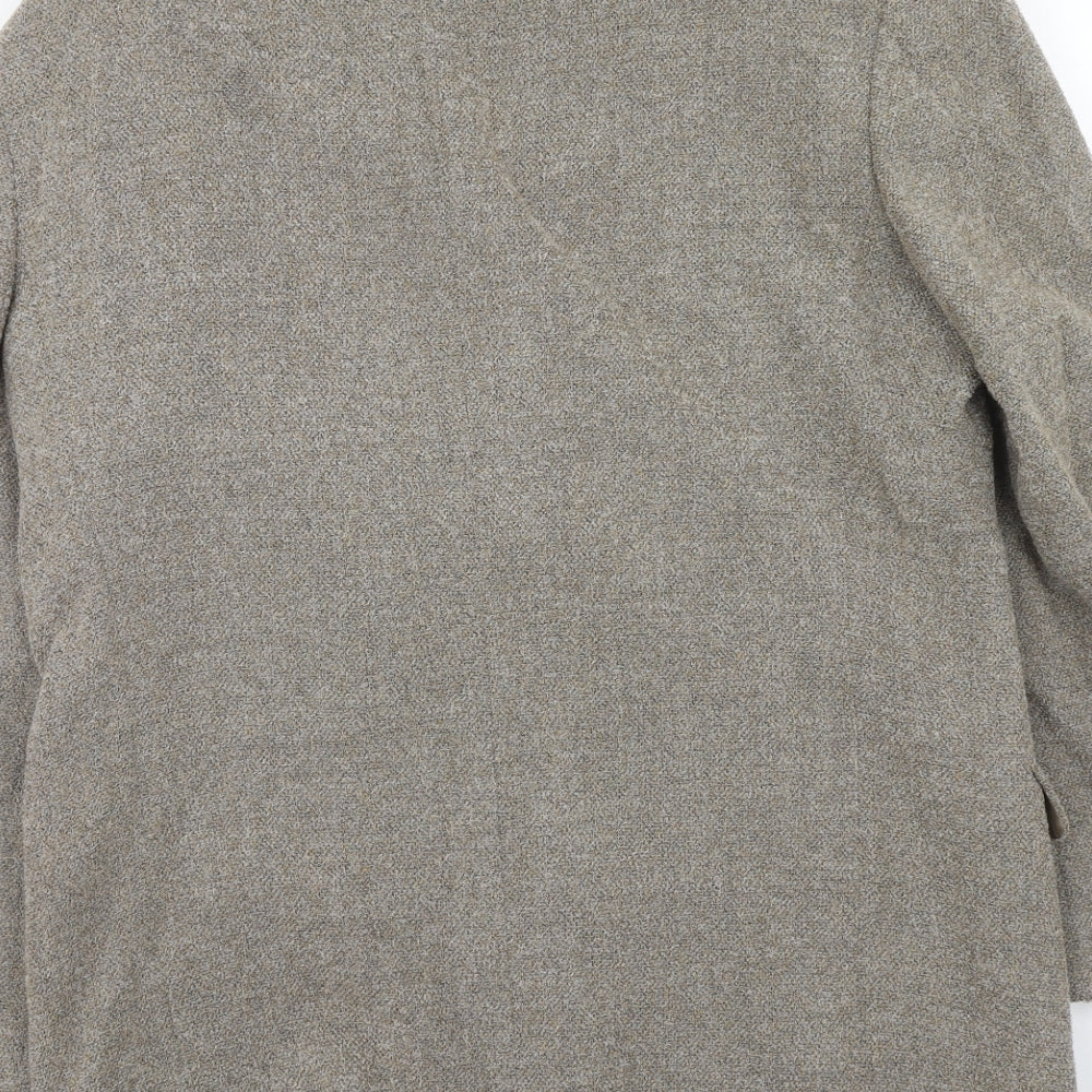 Marks & Spencer Mens Grey Wool Jacket Blazer Size 40 Regular
