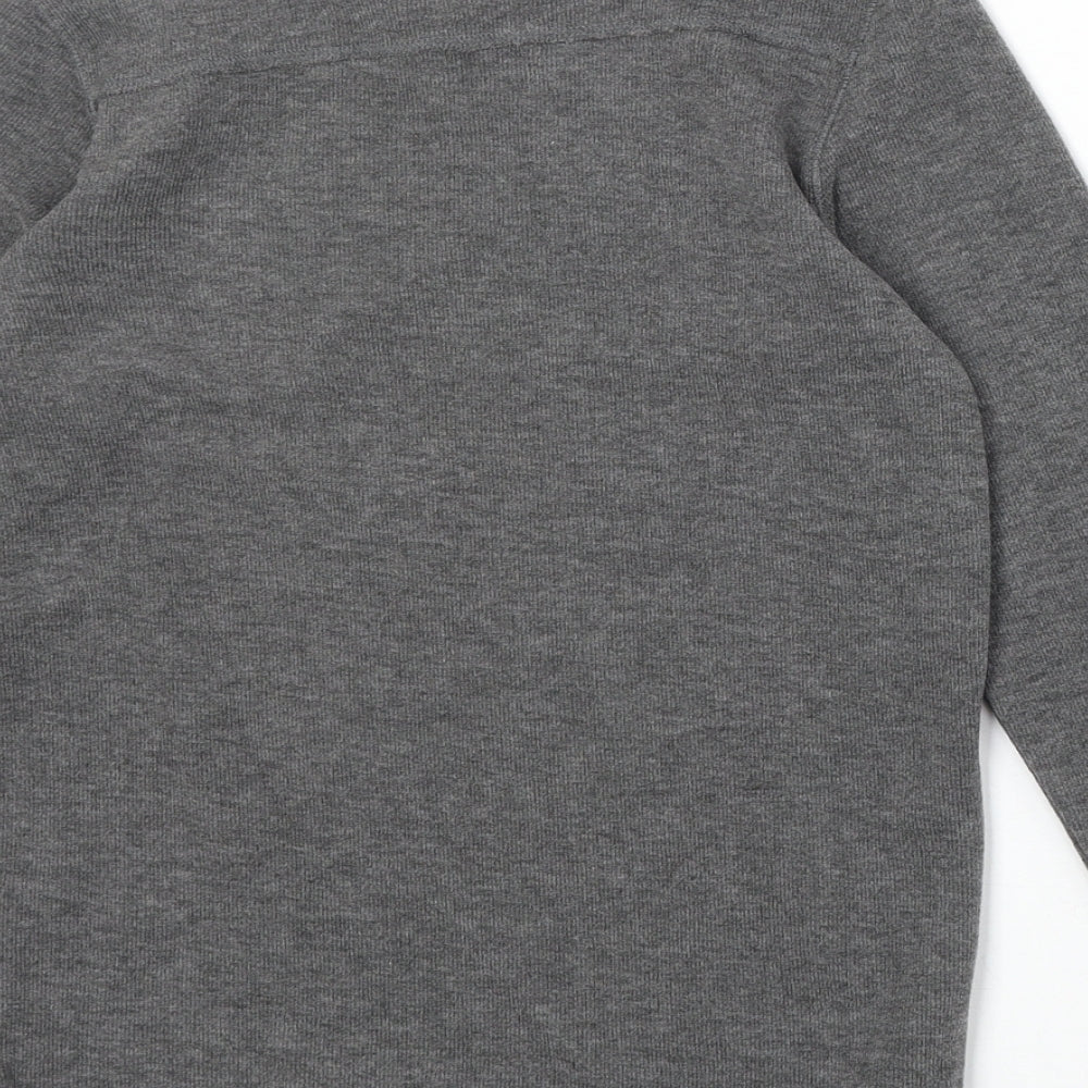 Next Boys Grey Cotton Pullover Sweatshirt Size 9 Years Pullover