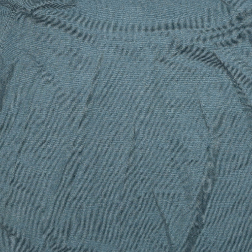 Klass Womens Blue Round Neck Viscose Pullover Jumper Size M