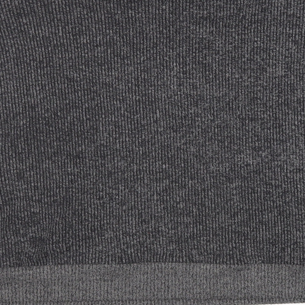 Zara Womens Grey Round Neck Polyester Pullover Jumper Size L