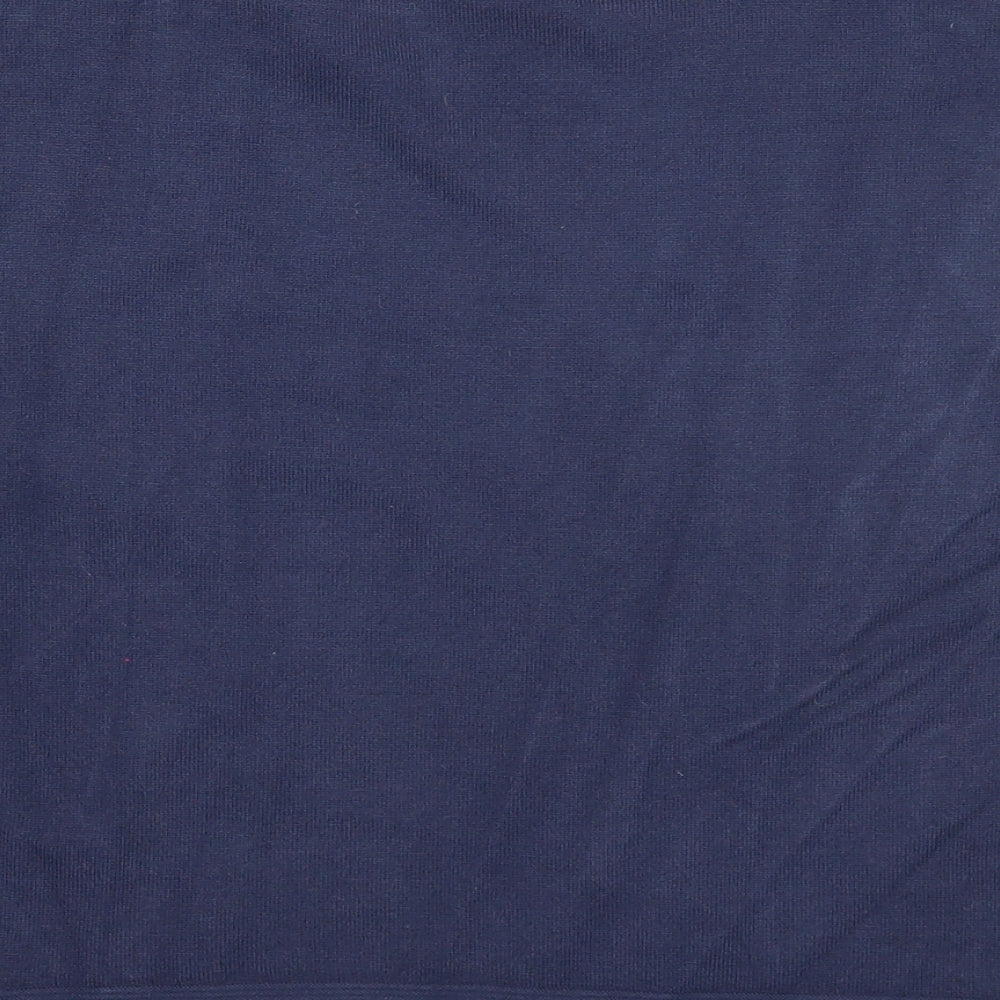 Papaya Womens Blue V-Neck Viscose Cardigan Jumper Size 8