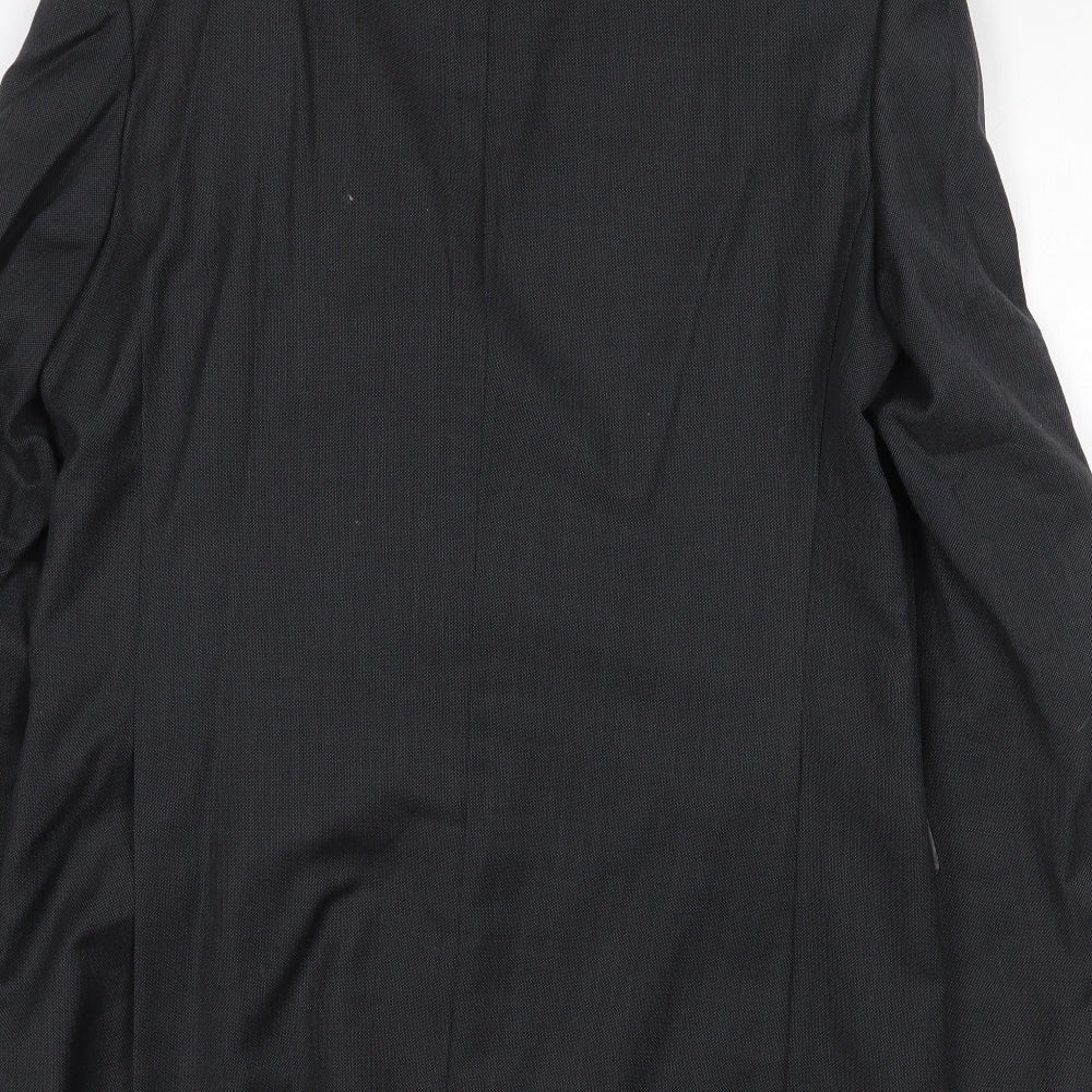 Marks & Spencer Mens Grey Wool Jacket Suit Jacket Size 40 Regular