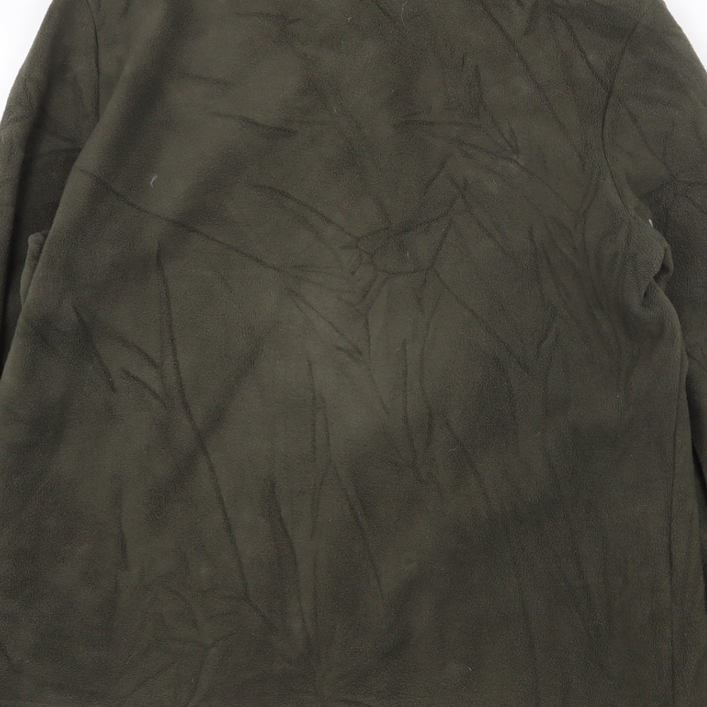 Marks & Spencer Womens Green Jacket Size 12 Zip