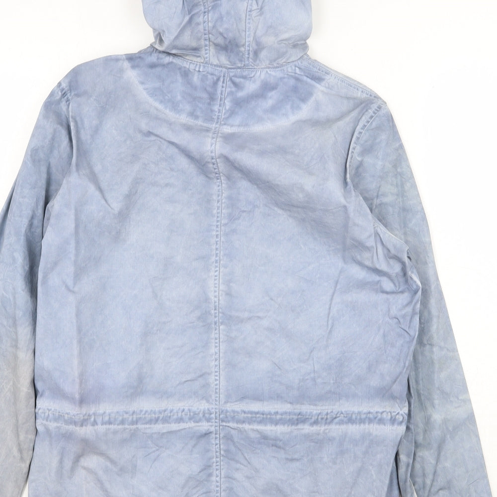 Polorage Womens Blue Geometric Jacket Size S Zip