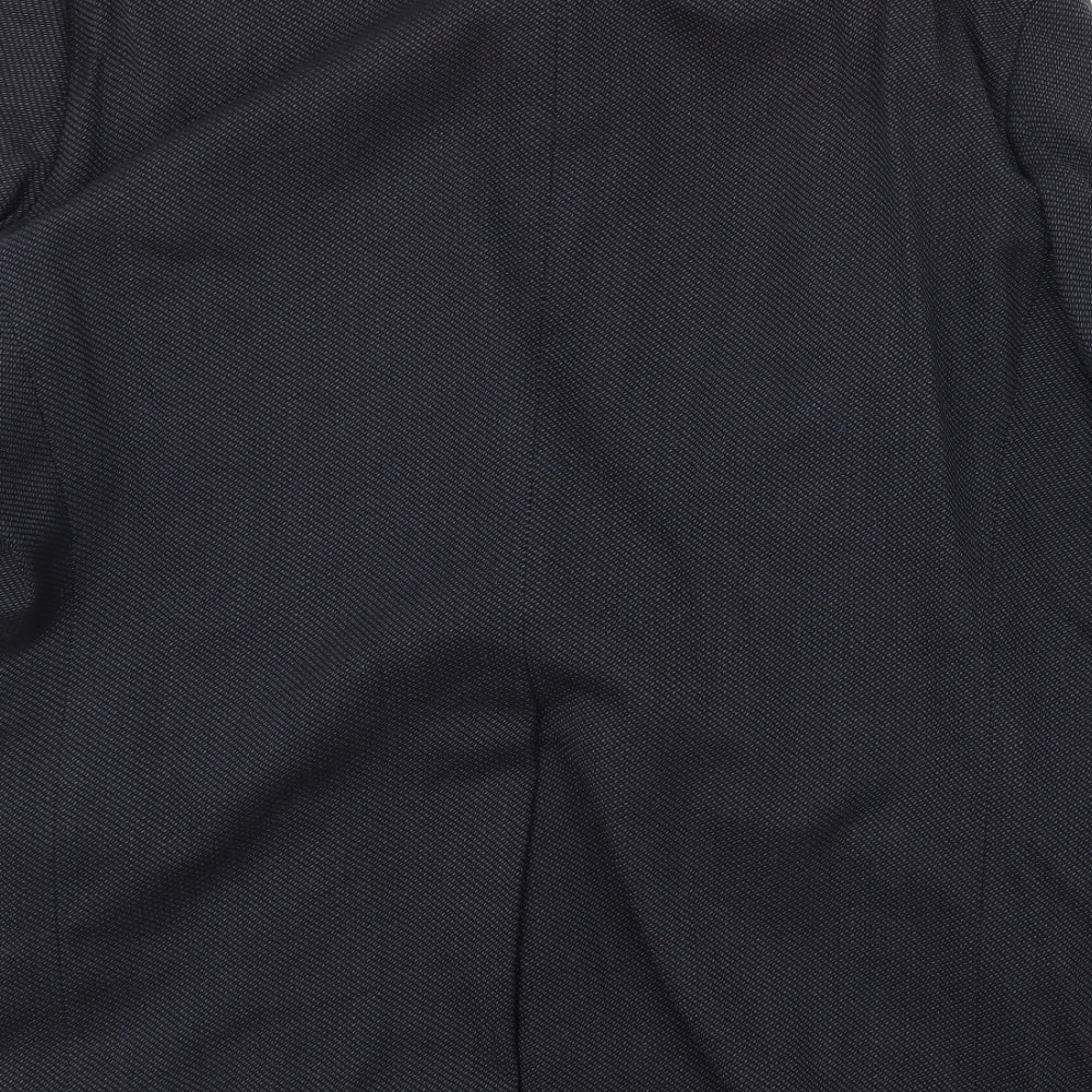 Marks & Spencer Mens Blue Wool Jacket Suit Jacket Size 44 Regular