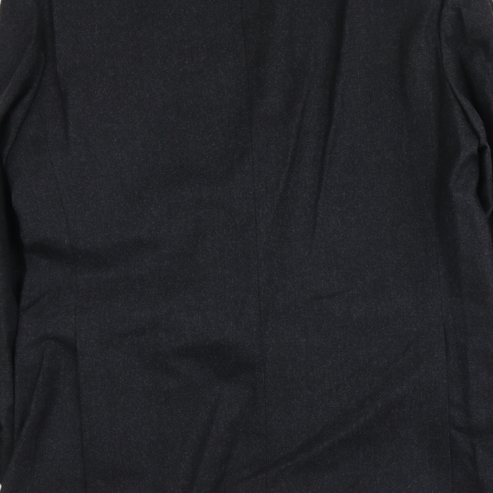 Debenhams Mens Grey Wool Jacket Suit Jacket Size M Regular