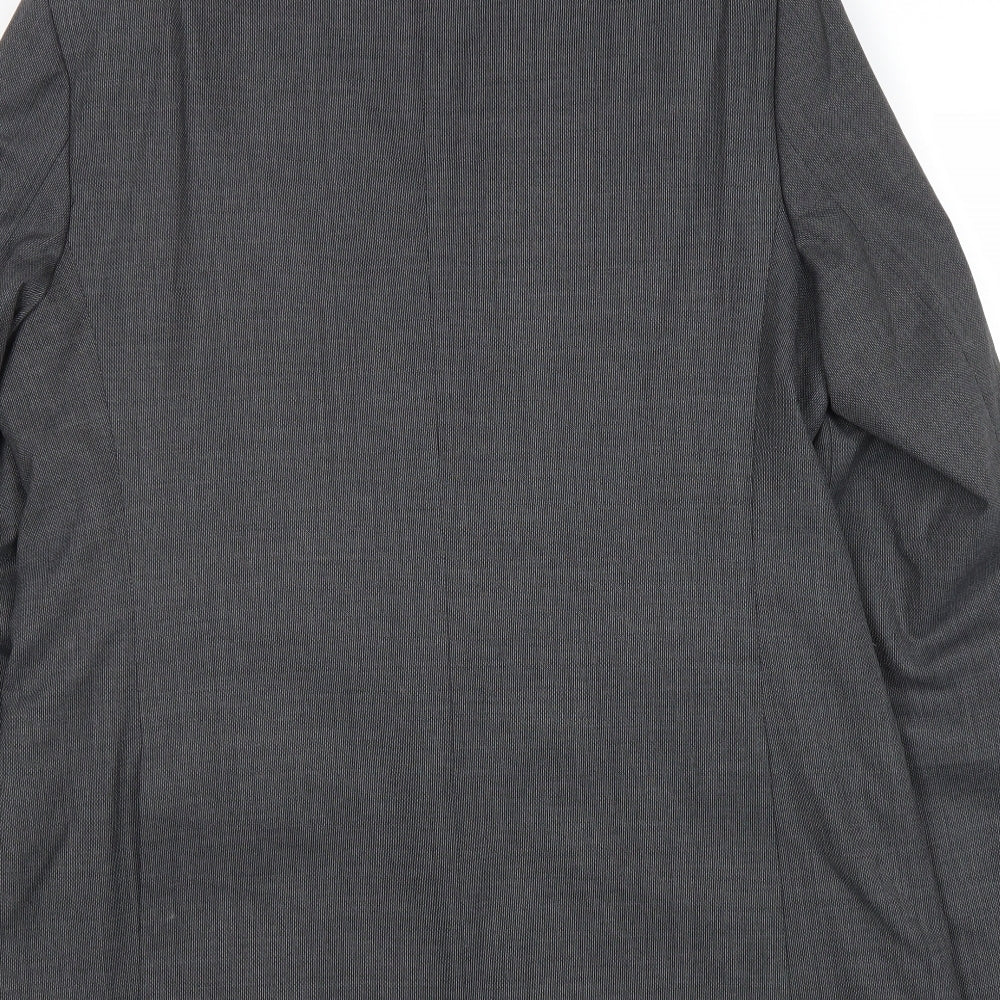 Marks & Spencer Mens Grey Wool Jacket Suit Jacket Size 42 Regular