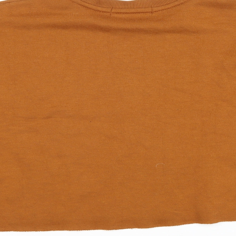 Primark Womens Brown Polyester Pullover Sweatshirt Size 2XS Pullover - Choose Kindness