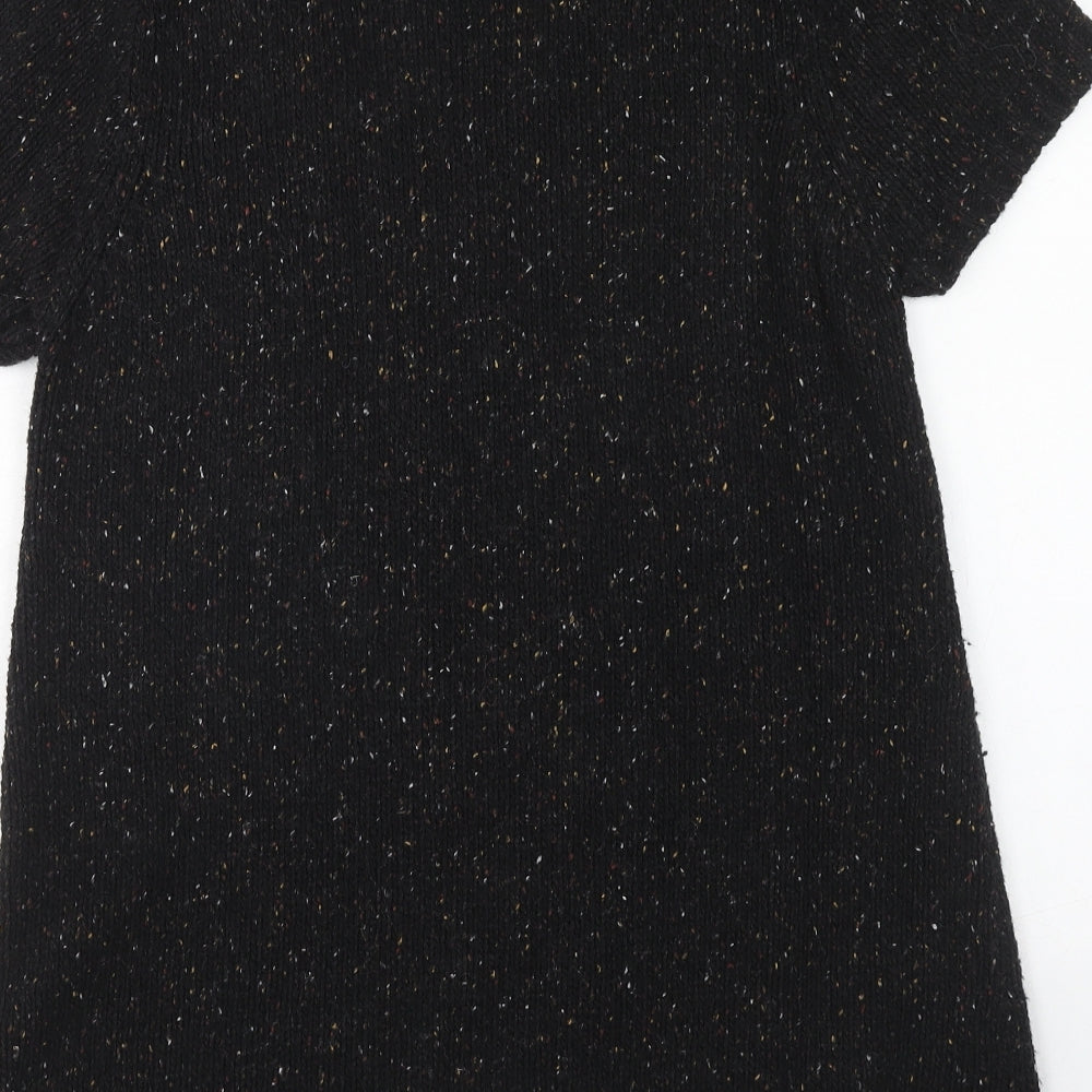 STORE TWENTY ONE Womens Black Scoop Neck Acrylic Pullover Jumper Size L