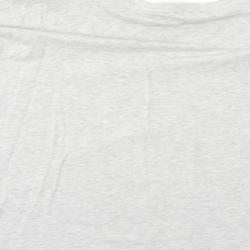 Zara Womens Grey Cotton Pullover Sweatshirt Size M Pullover