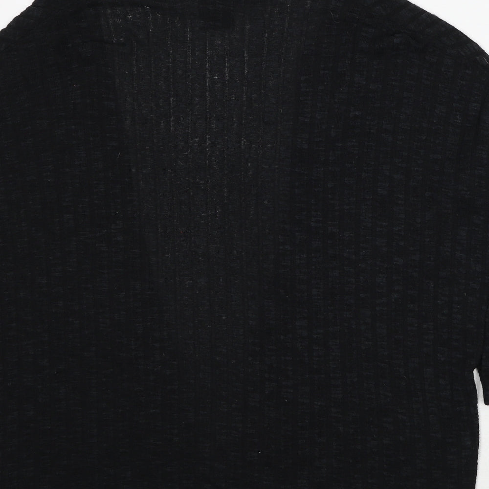 BDG Womens Black V-Neck Viscose Cardigan Jumper Size S