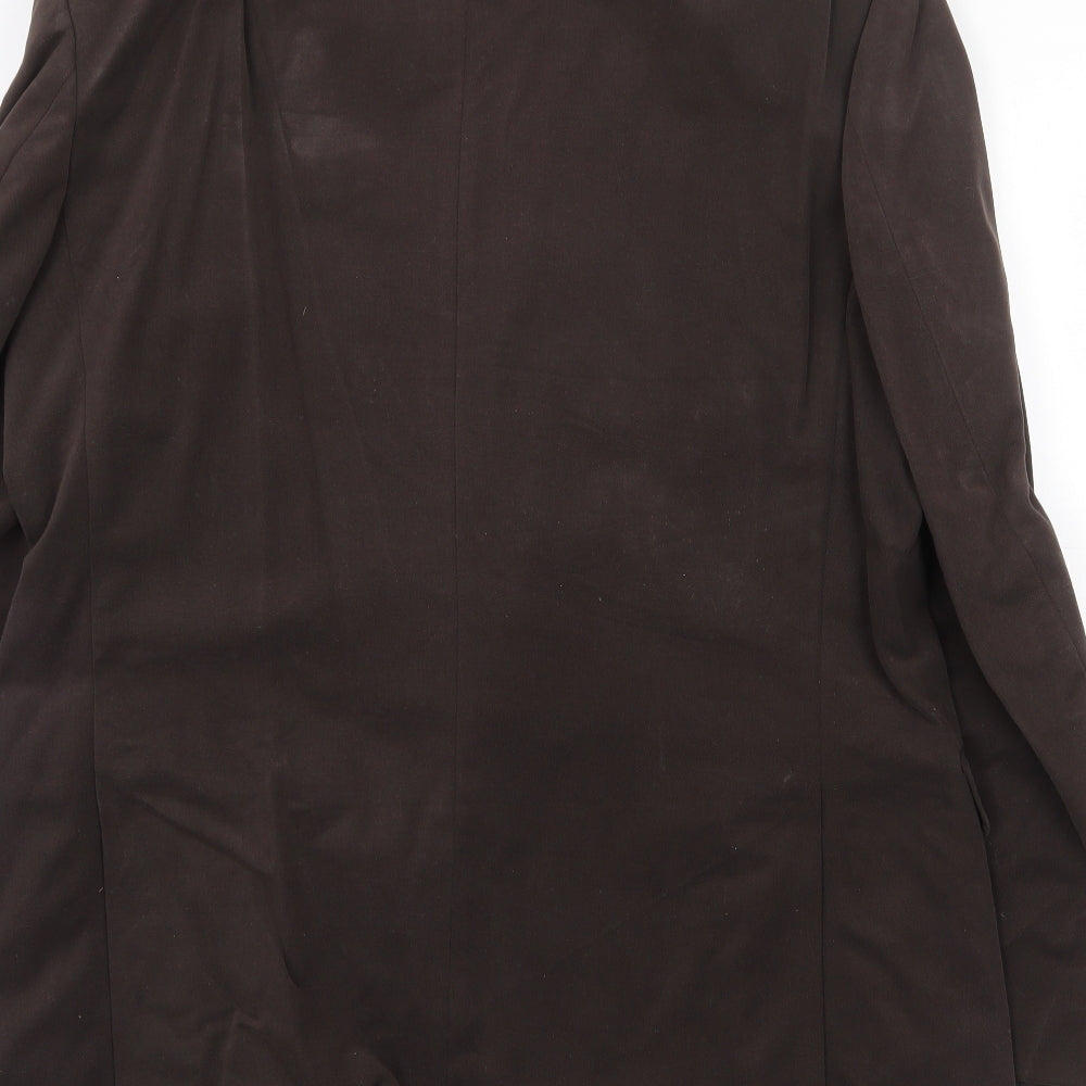 Marks & Spencer Mens Brown Cotton Jacket Blazer Size 42 Regular