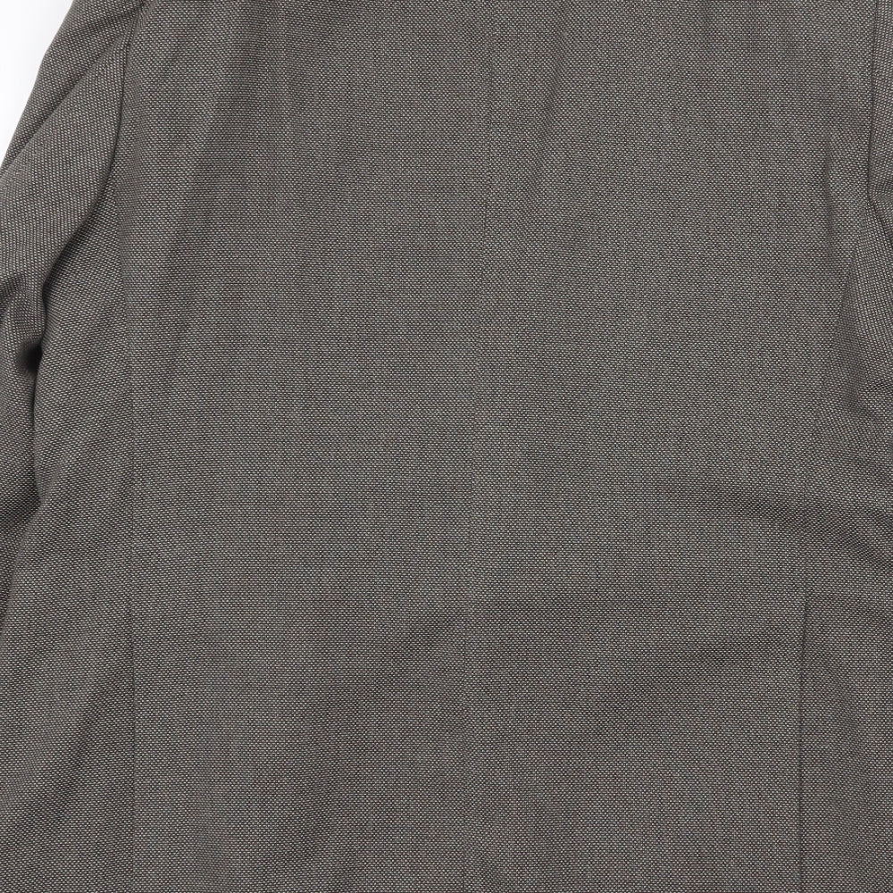 Marks & Spencer Mens Grey Polyester Jacket Suit Jacket Size 44 Regular