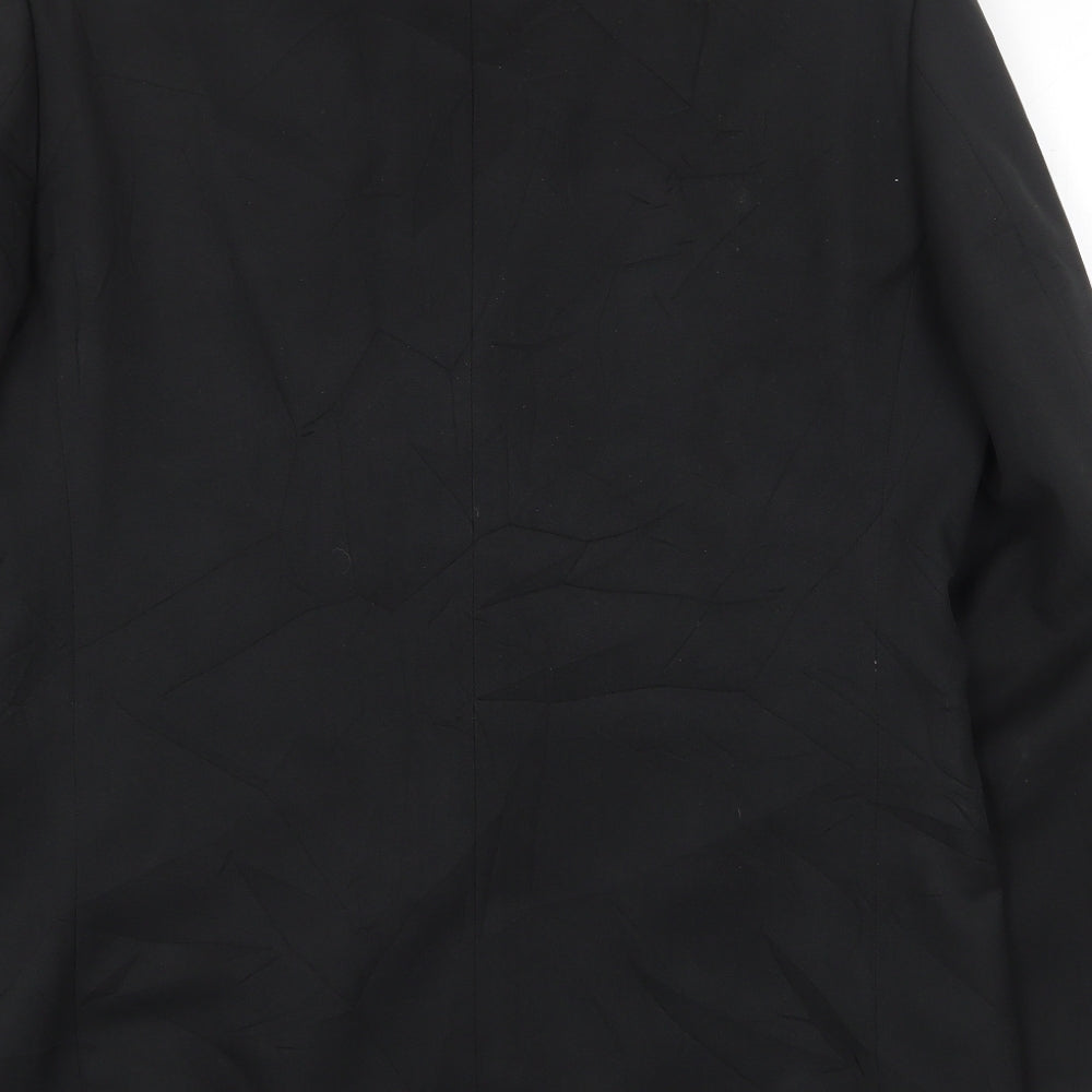 Taylor & Wright Mens Black Polyester Jacket Suit Jacket Size 38 Regular