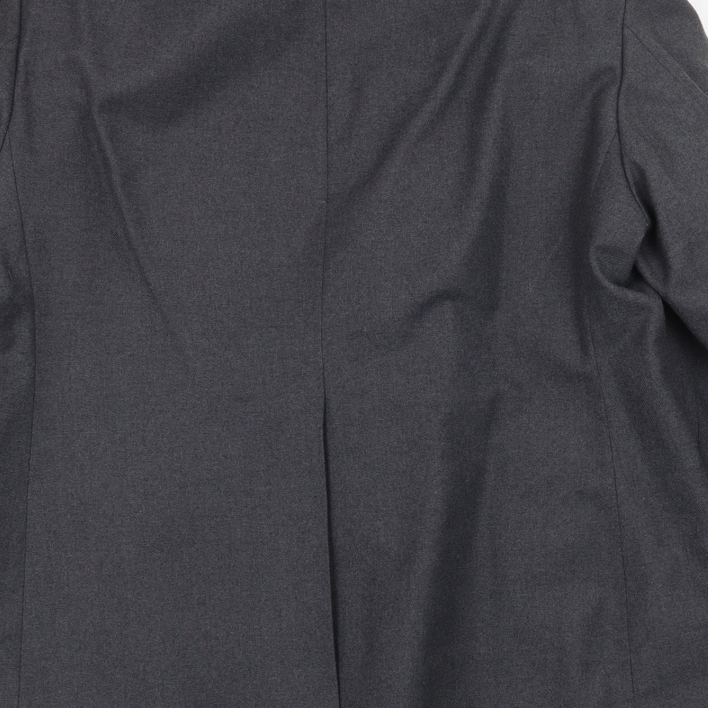 Hornes London Mens Grey Wool Jacket Suit Jacket Size 46 Regular