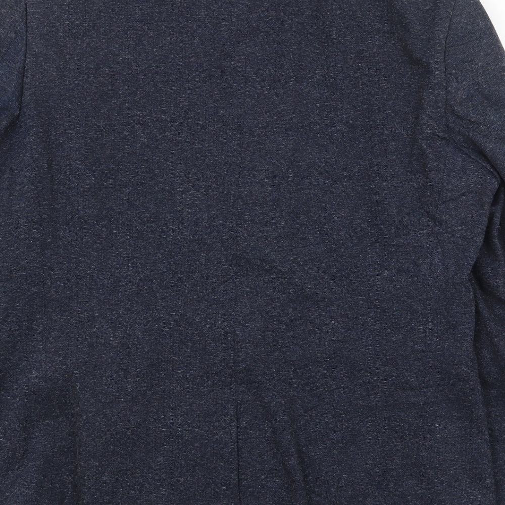 Burton Mens Blue Polyester Jacket Blazer Size M Regular