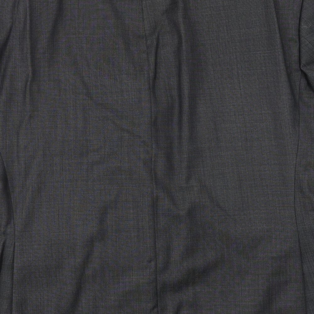 Benvenuto Mens Grey Wool Jacket Suit Jacket Size 42 Regular