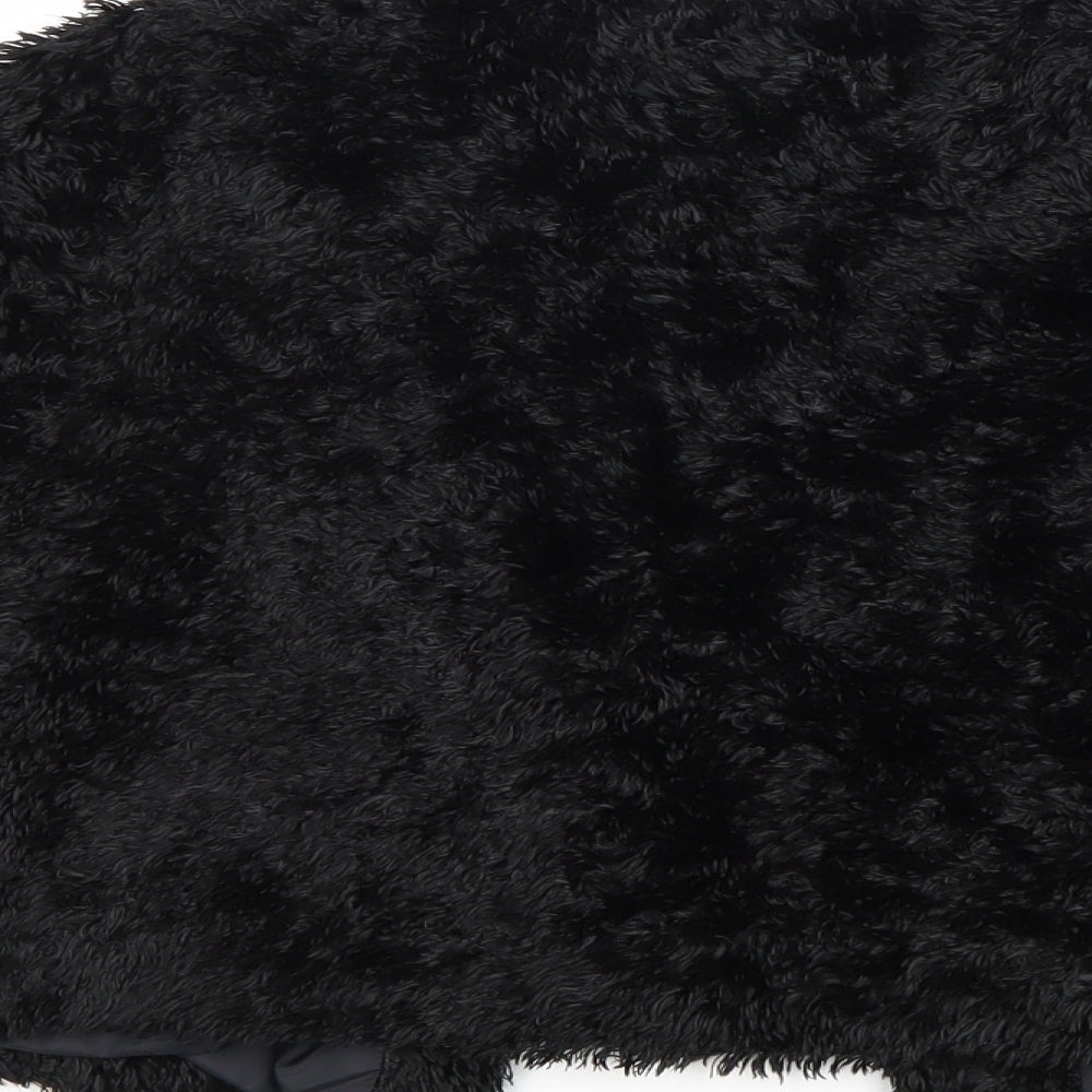 NEXT Womens Black Jacket Coatigan Size 10 Hook & Loop