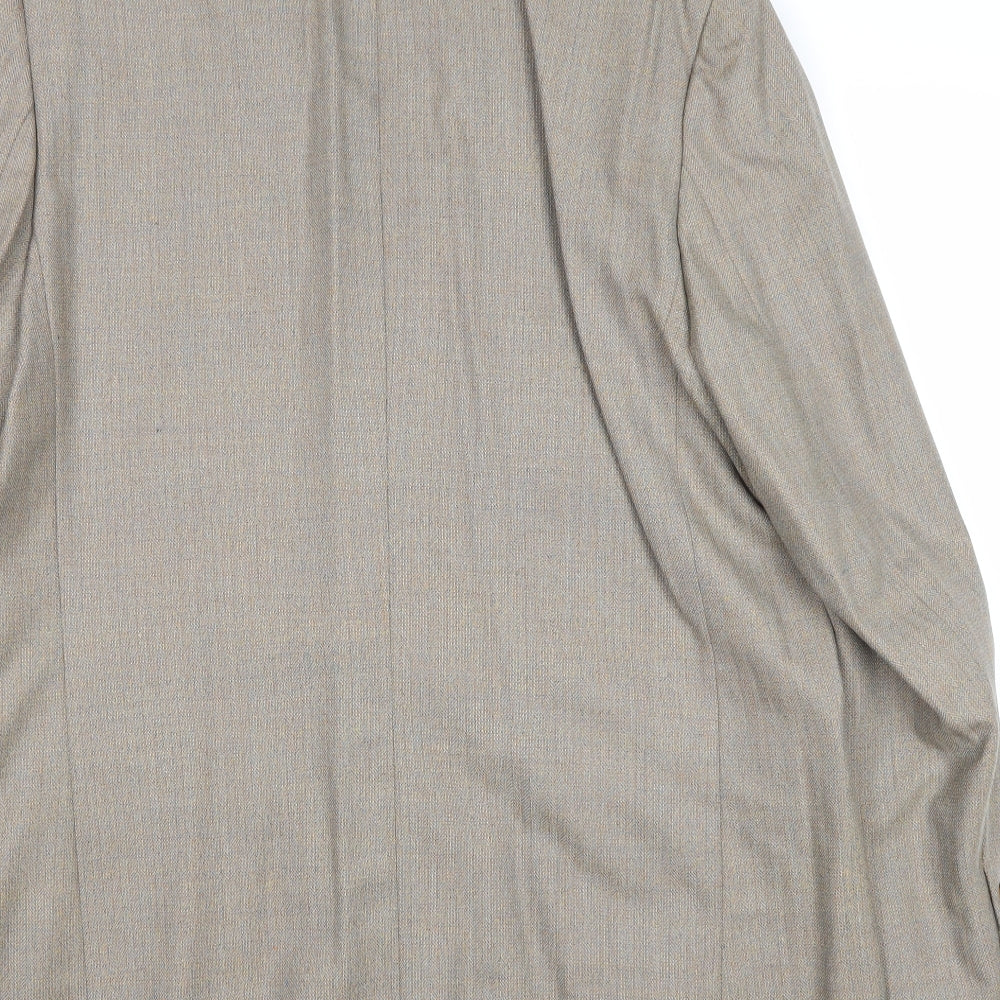 Gerry Wentworth Mens Grey Wool Jacket Suit Jacket Size 44 Regular