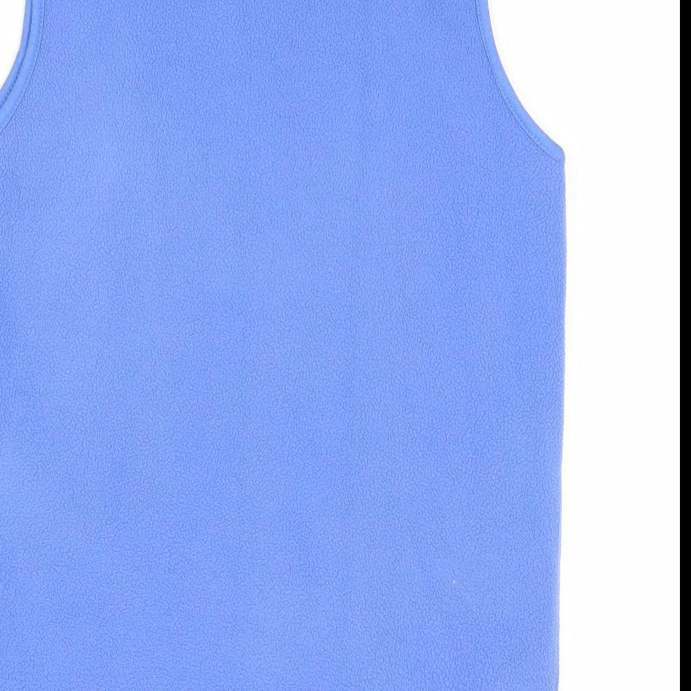 EWM Womens Blue Gilet Waistcoat Size S Zip