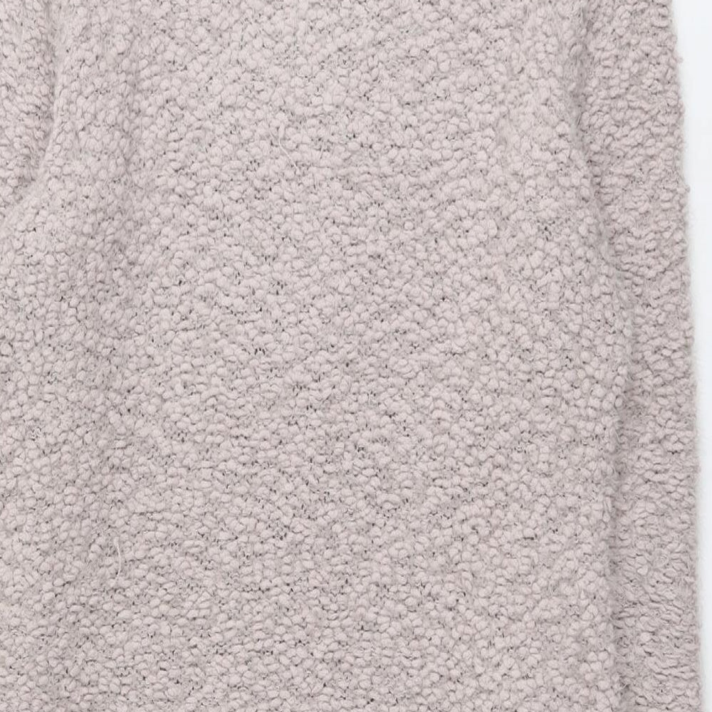 Bonmarché Womens Pink Roll Neck Polyester Pullover Jumper Size L