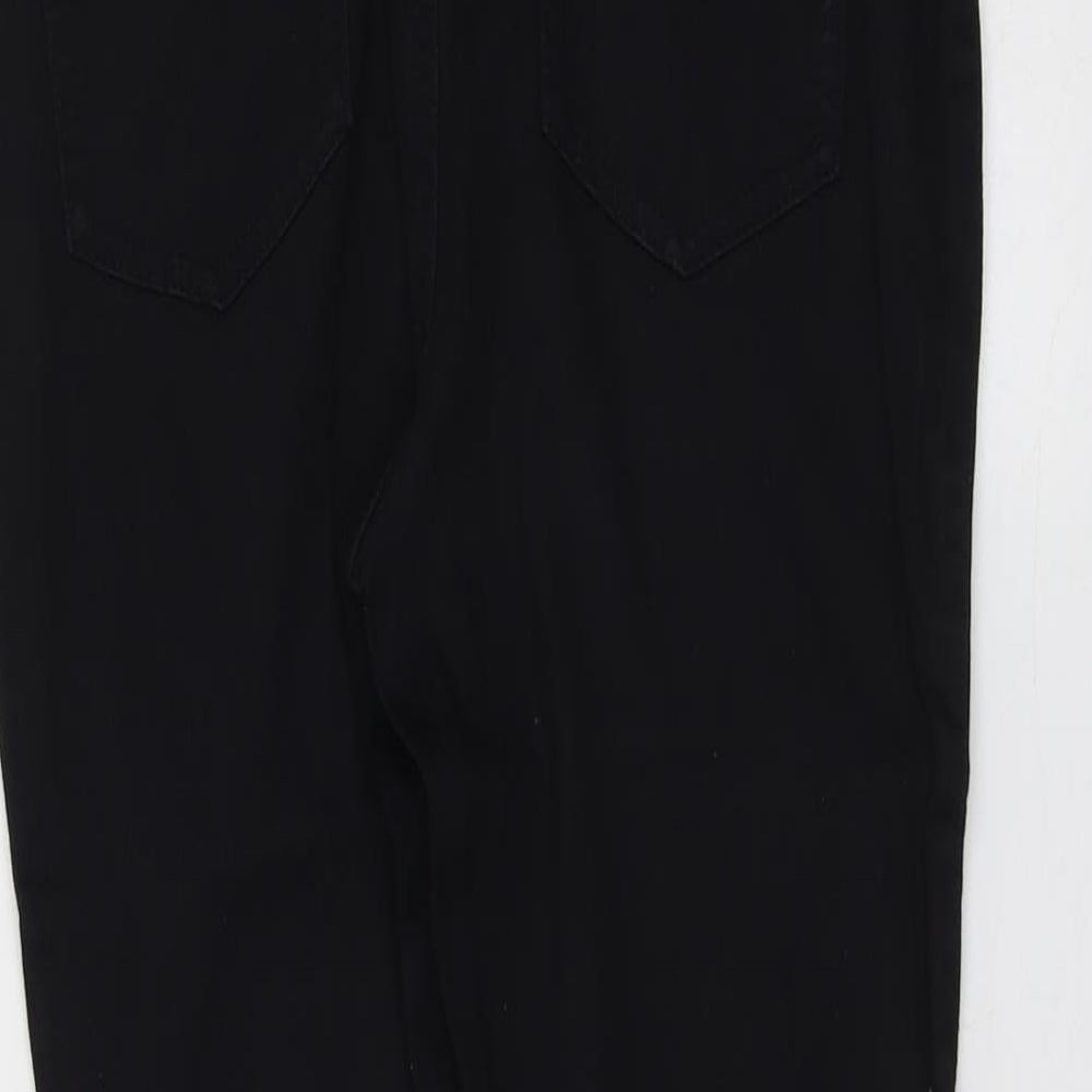H&M Womens Black Cotton Skinny Jeans Size S L29 in Regular