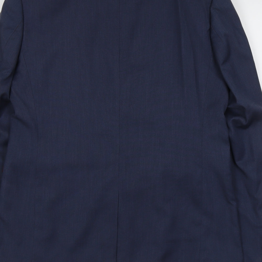 NEXT Mens Blue Polyester Jacket Suit Jacket Size M Regular