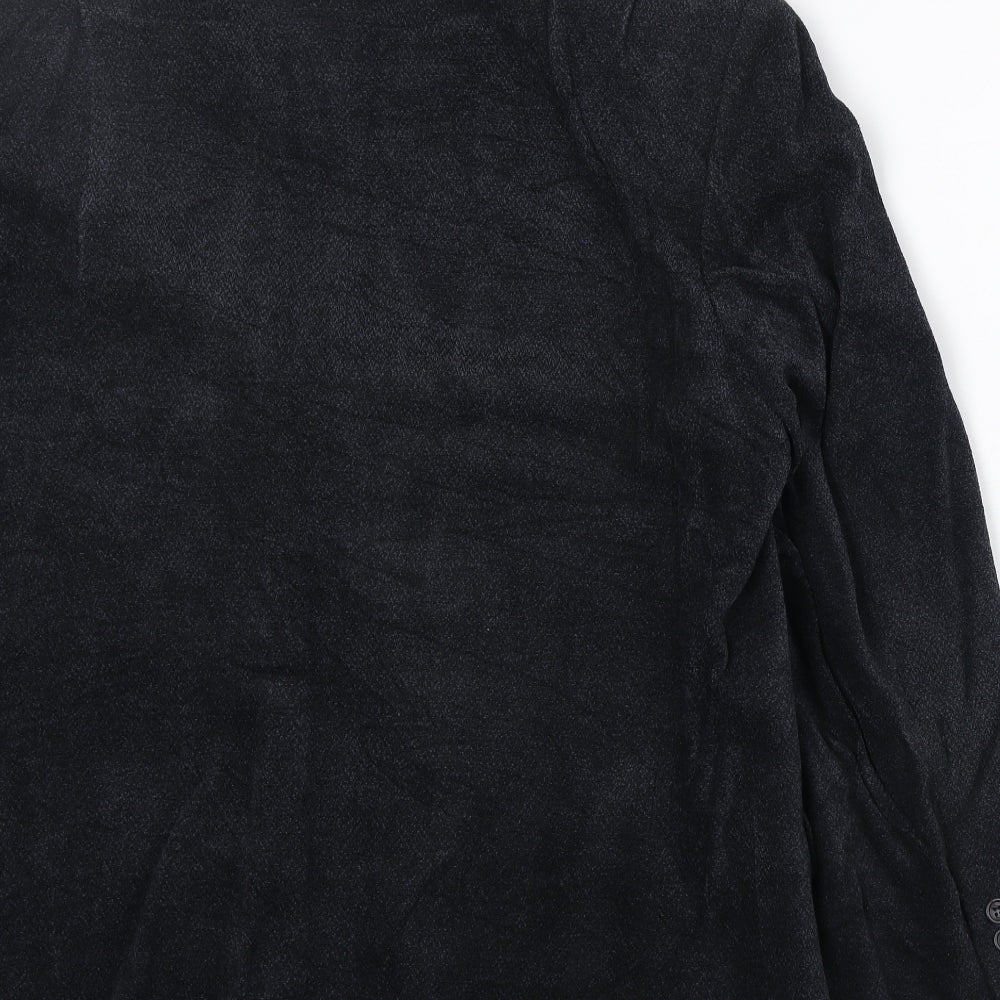 Marks & Spencer Mens Grey Viscose Jacket Blazer Size 42 Regular