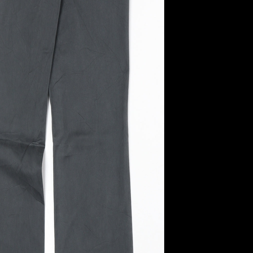 Cecil Womens Grey Cotton Straight Jeans Size 28 in Regular Zip