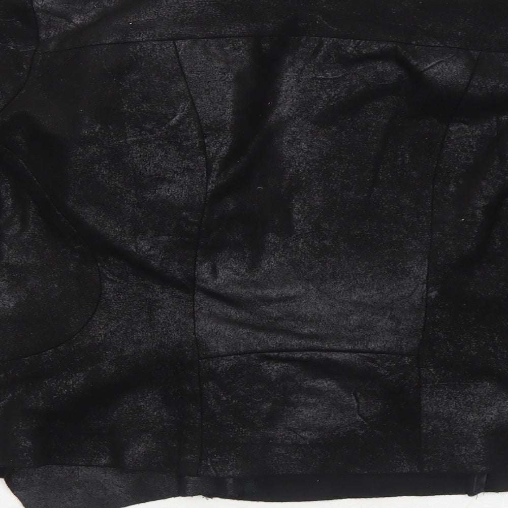 Selection Womens Black Jacket Size 8 Zip