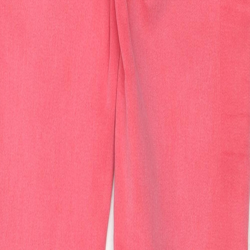 Yes Yes Womens Red Cotton Straight Jeans Size 6 Regular Zip