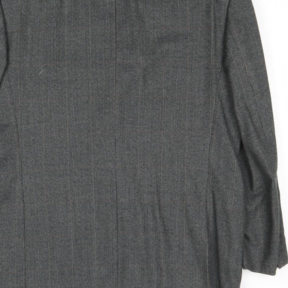 James Barry Mens Grey Wool Jacket Suit Jacket Size 42 Regular