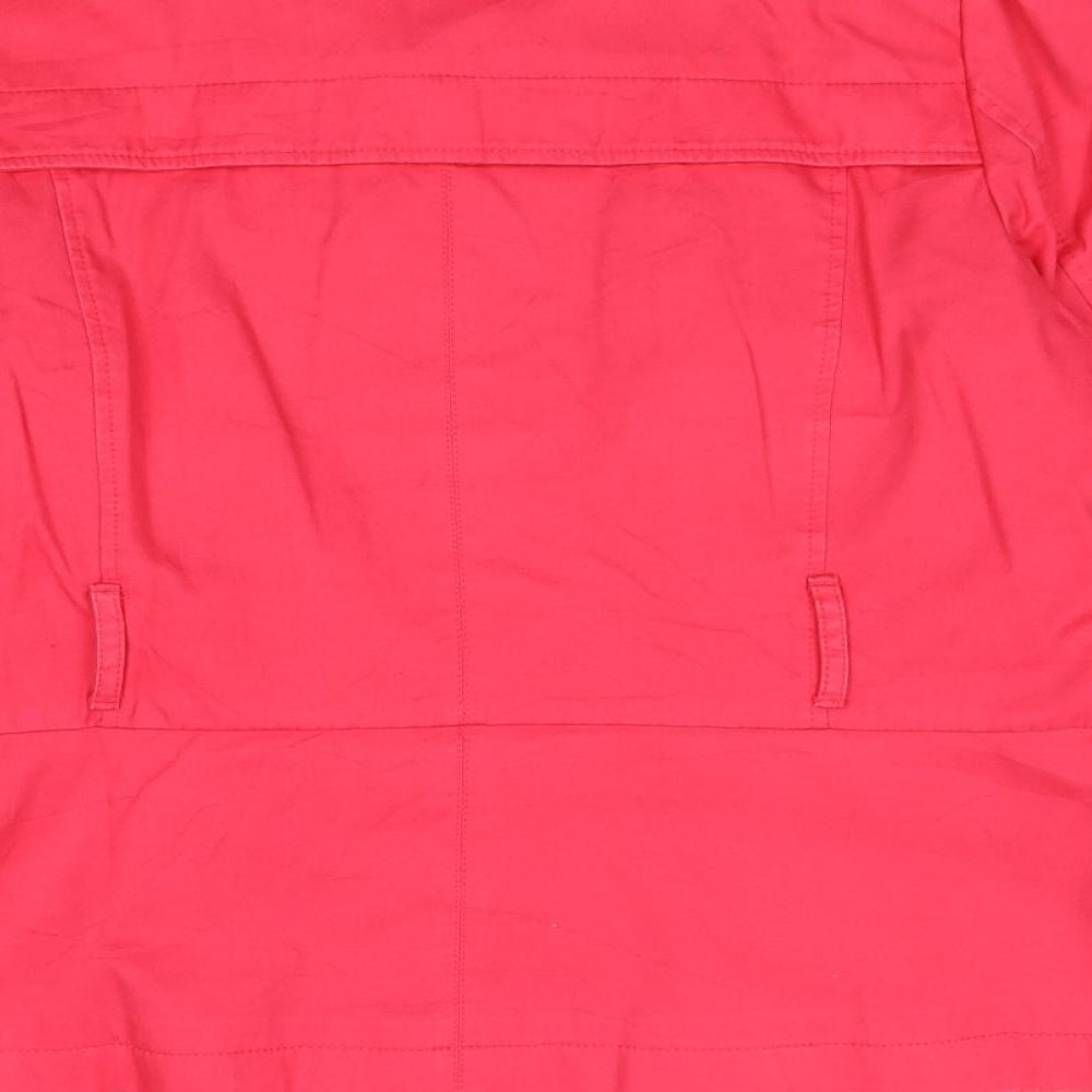 Marks & Spencer Womens Pink Jacket Size 16 Button
