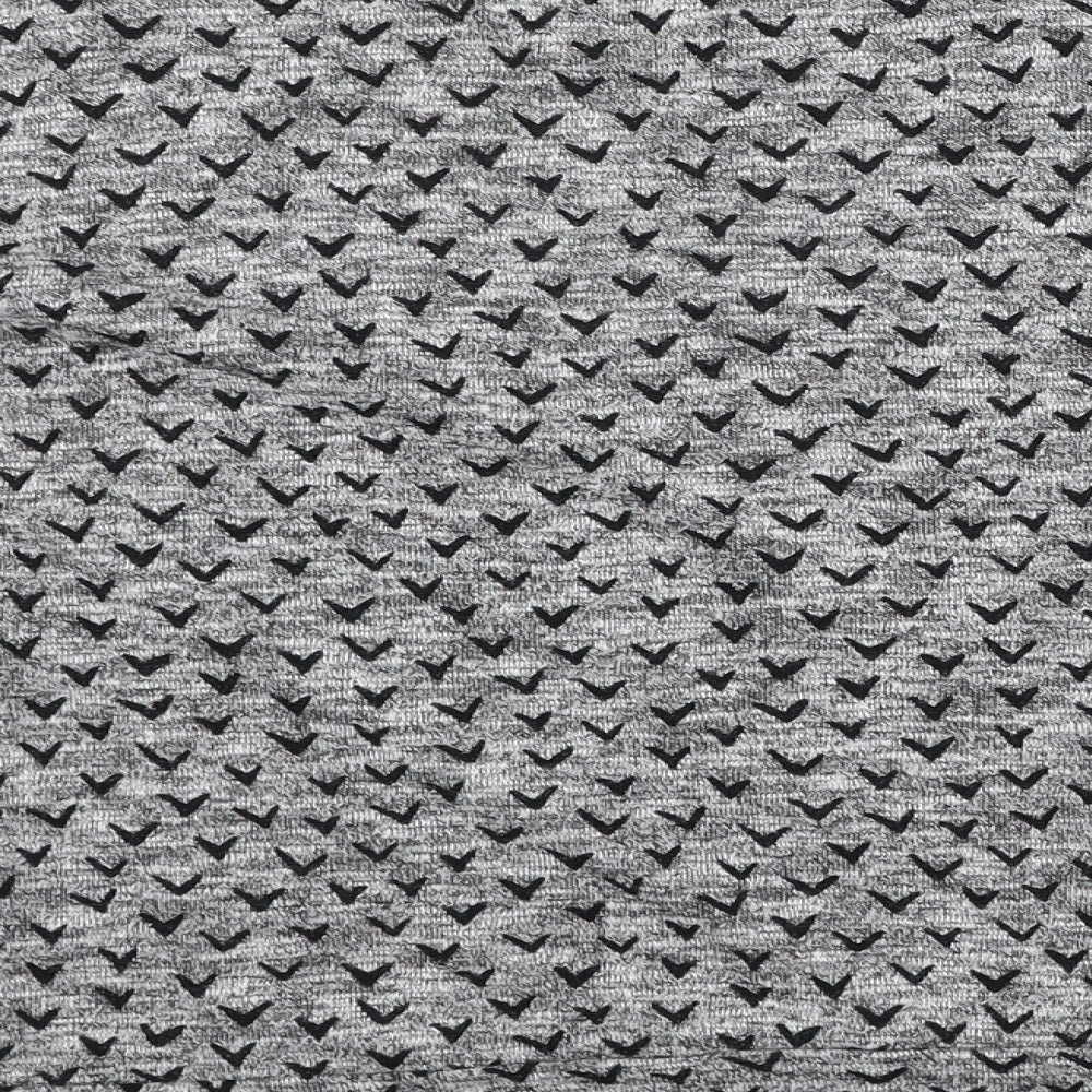 NEXT Womens Grey Geometric Cotton Pullover Sweatshirt Size 14 Pullover
