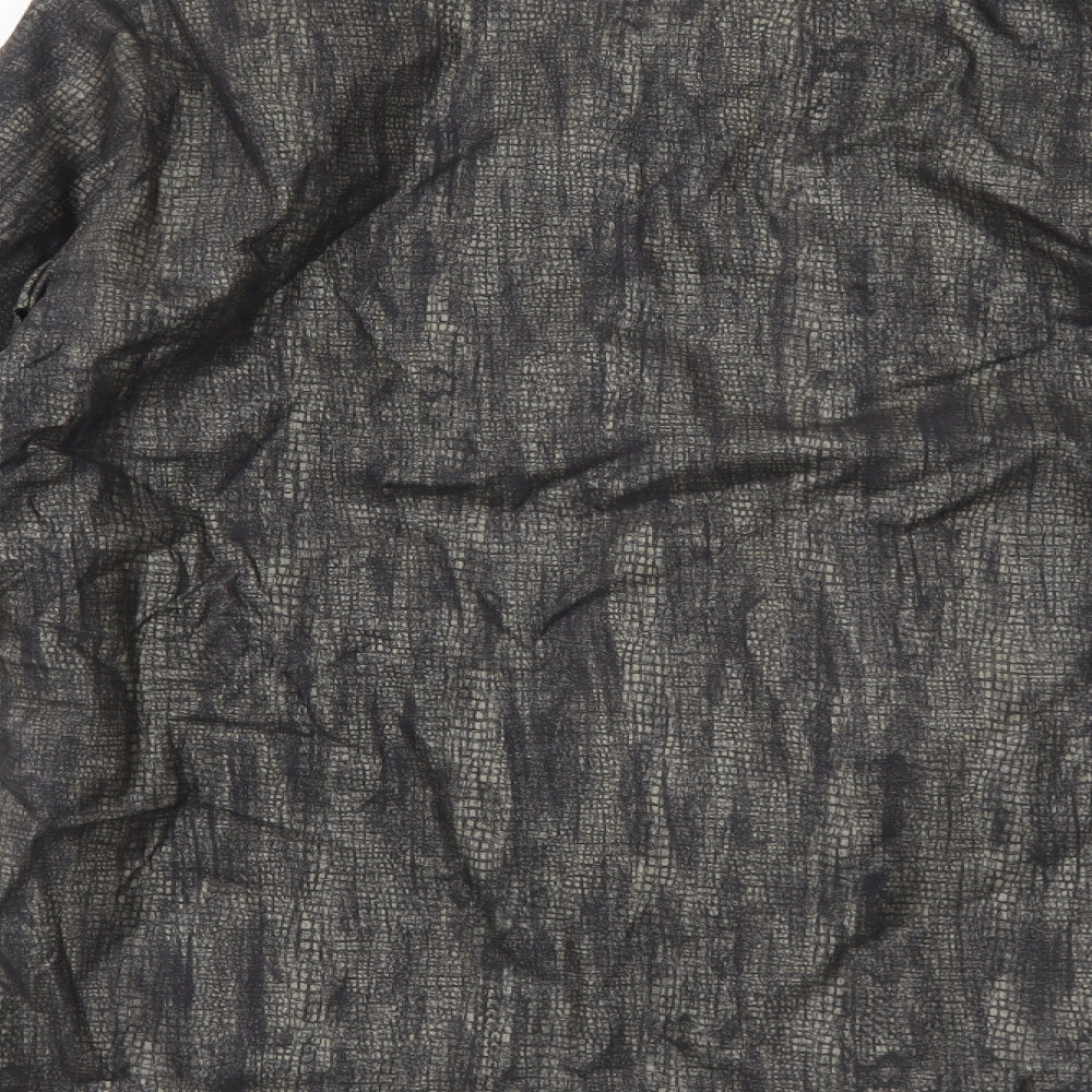 Dannimac Womens Grey Animal Print Jacket Size S Zip - Snake Print