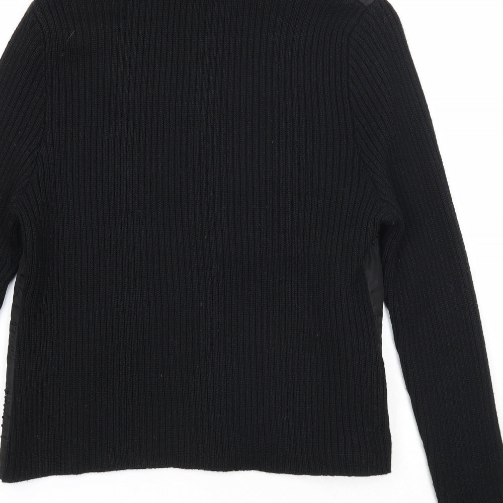 Klass Womens Black Jacket Size M Zip