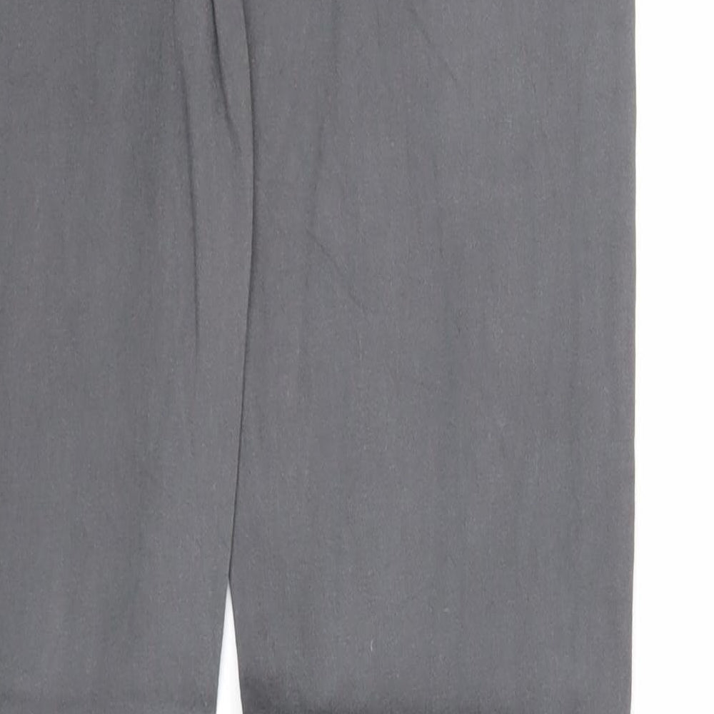 TALLY WEiJL Womens Grey Cotton Straight Jeans Size 10 Regular Zip
