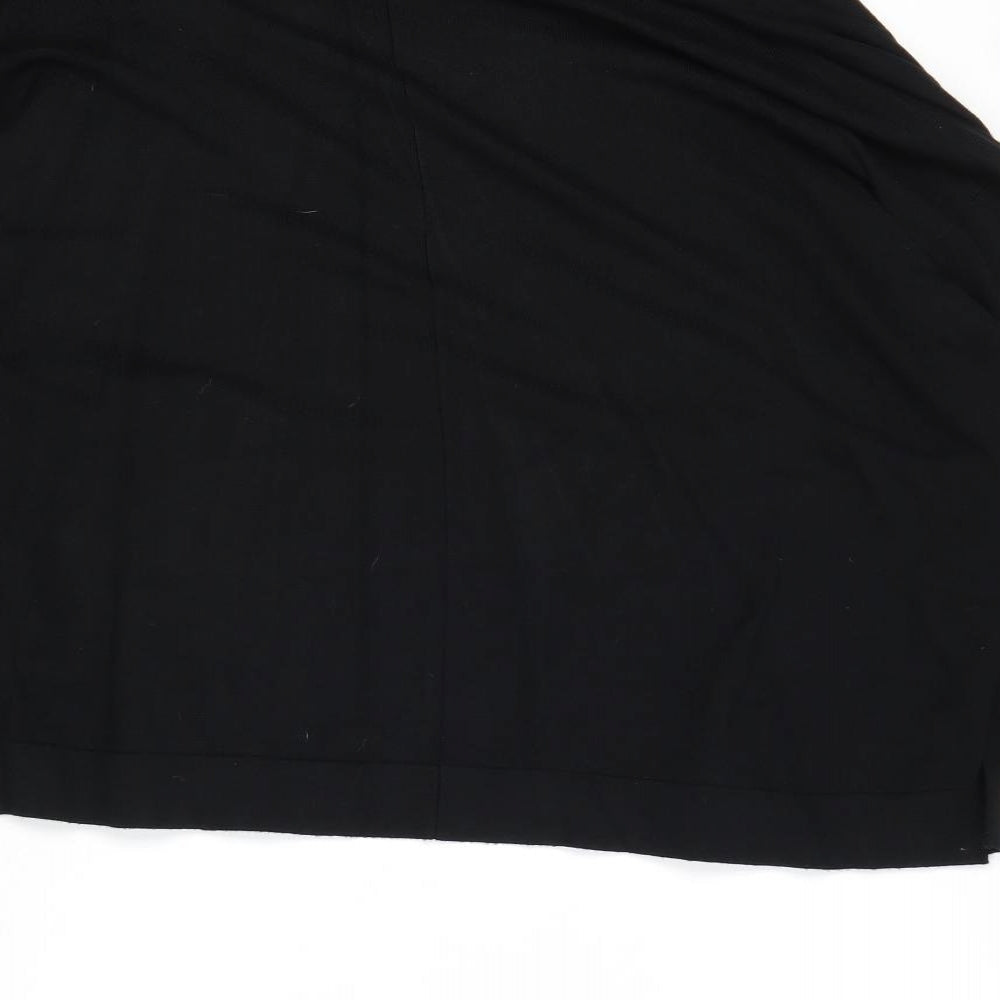 Very Womens Black V-Neck Viscose Cardigan Jumper Size M