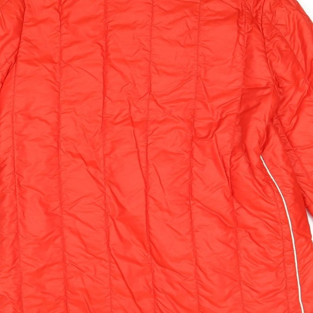 Ascot Sport Womens Red Quilted Jacket Size 12 Toggle