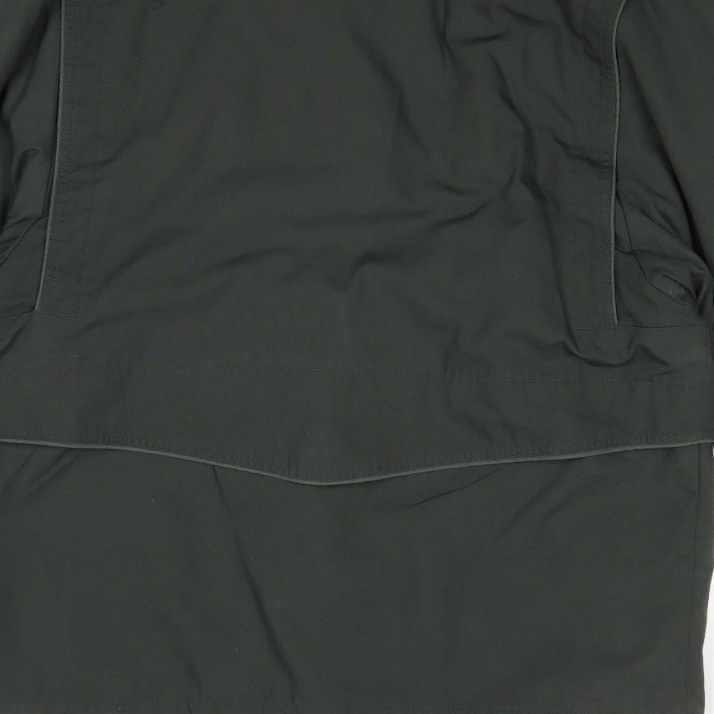Telemac Womens Green Jacket Size 14 Zip