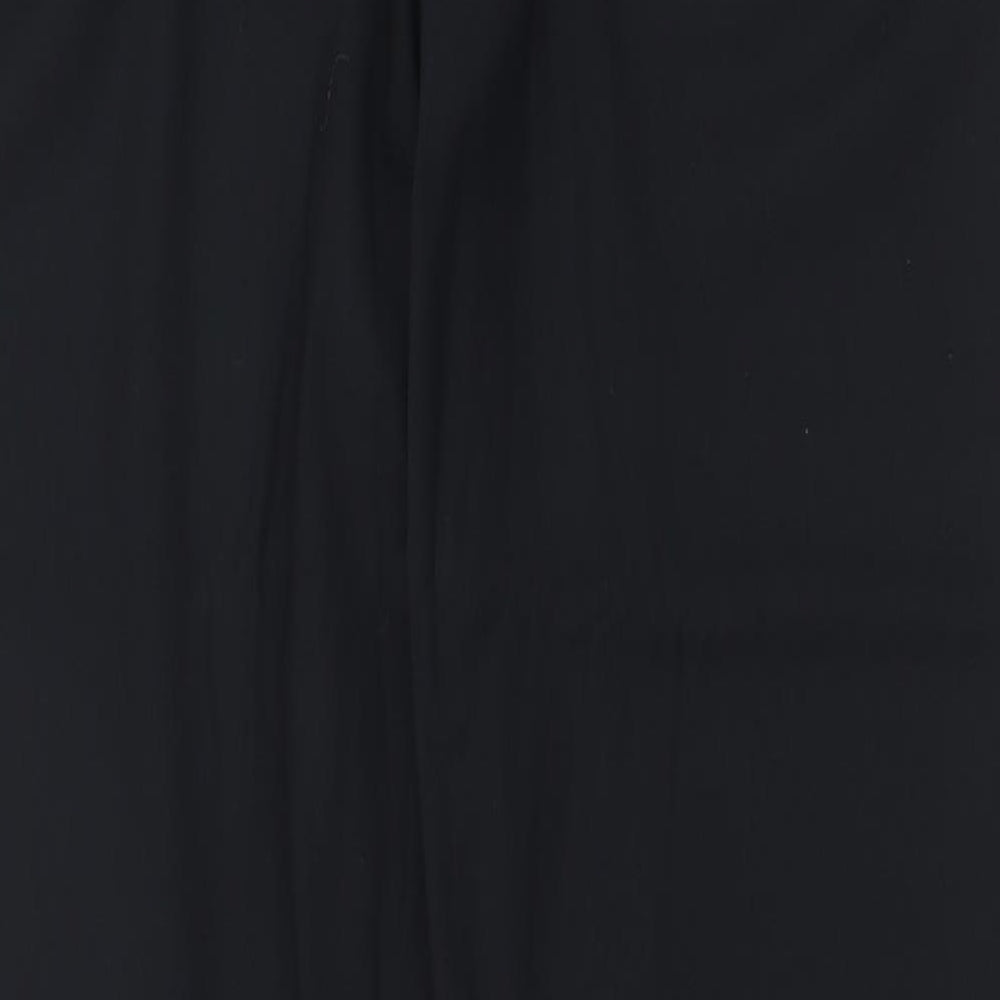 Marks and Spencer Womens Blue Polyester Dress Pants Trousers Size 10 Regular Zip