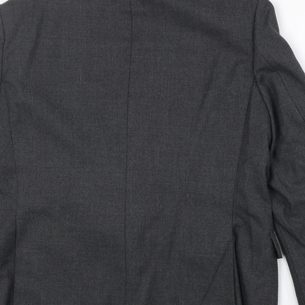 Marks & Spencer Mens Grey Polyester Jacket Suit Jacket Size 42 Regular