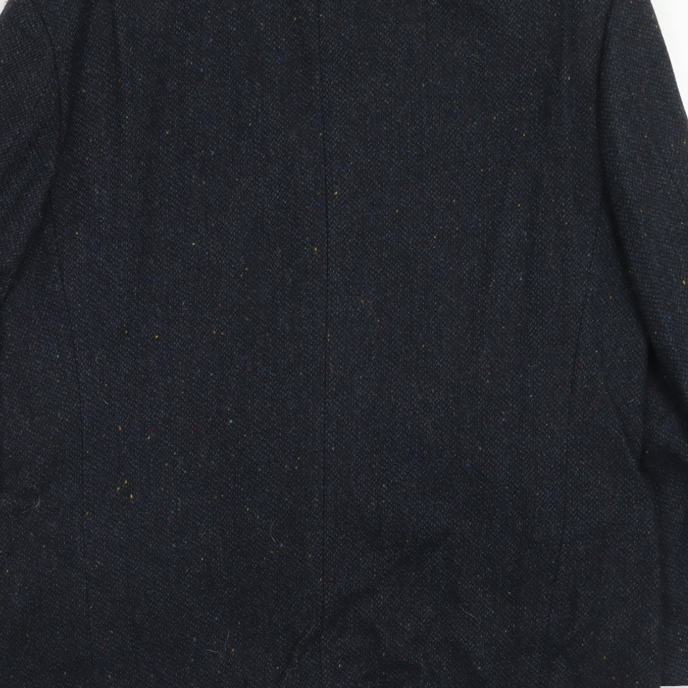 C&A Mens Blue Wool Jacket Suit Jacket Size 40 Regular